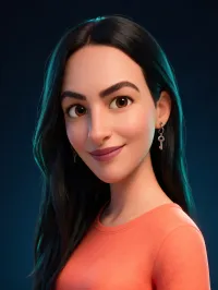 Duda, a AI Teacher, em 3D.